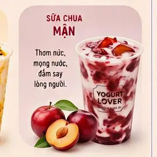 Hình ảnh Sữa chua lắc vị mận