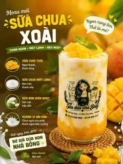 Hình ảnh Sữa chua xoài 