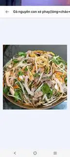 Hình ảnh Gà xé phay nguyên con ( lòng gỏi cháo)