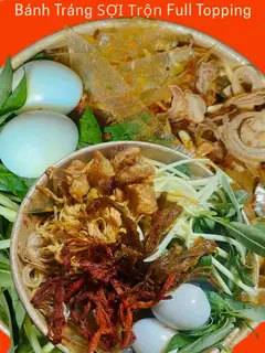 Hình ảnh Bánh sợi trộn MỠ hành full topping