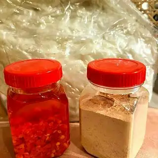 Hình ảnh Combo bánh tráng rìa sate muối - 500gr bánh tráng
