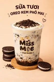 Hình ảnh Sữa Tươi Oreo Kem Phô Mai