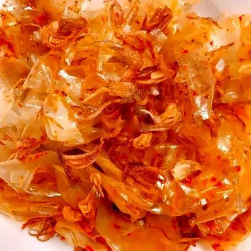 Hình ảnh Bánh Tráng Dẻo Trộn SaTế Hành Phi