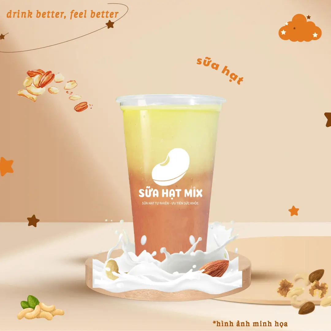 Hình ảnh Sữa Gạo Lứt Mix 2 Vị