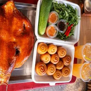 Hình ảnh combo vịt tỳ bà 