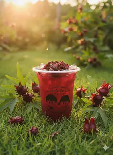 Hình ảnh Trà hoa hibicus (800ml) trân châu