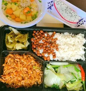Hình ảnh cơm tép đồng rang