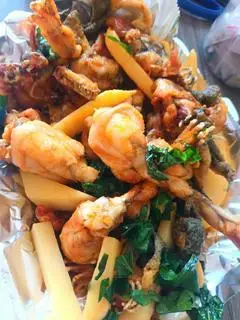 Hình ảnh Ếch xào măng cay