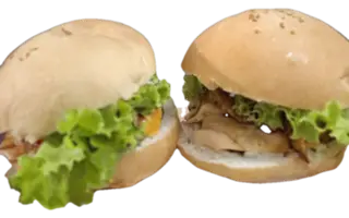 Hình ảnh Hamburger bò - trứng - cheese
