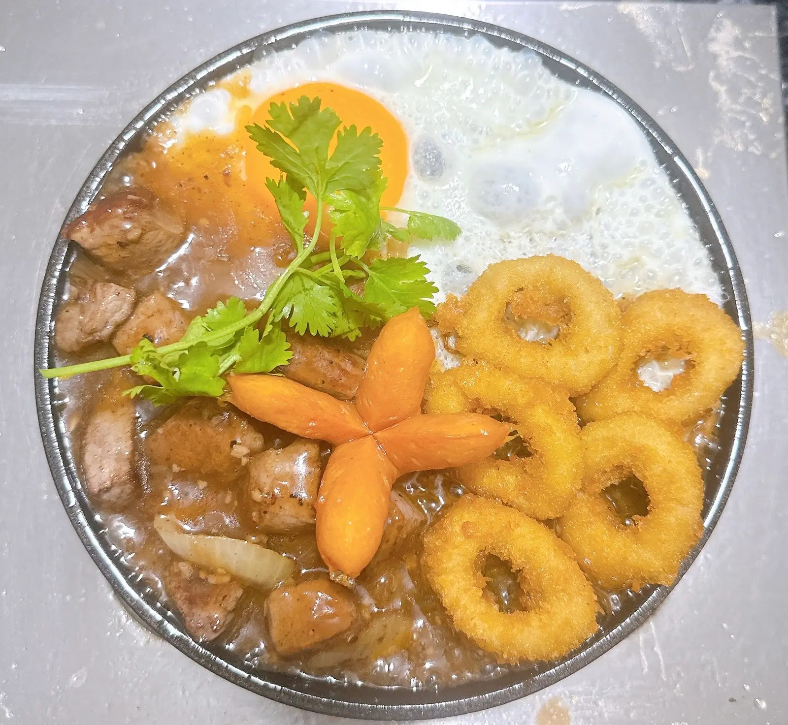 Hình ảnh Bò Bít Tết~ Gà Vòng Nugget