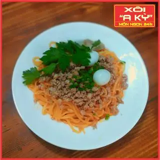 Hình ảnh Hủ Tiếu Trộn - Thịt bằm trứng cút