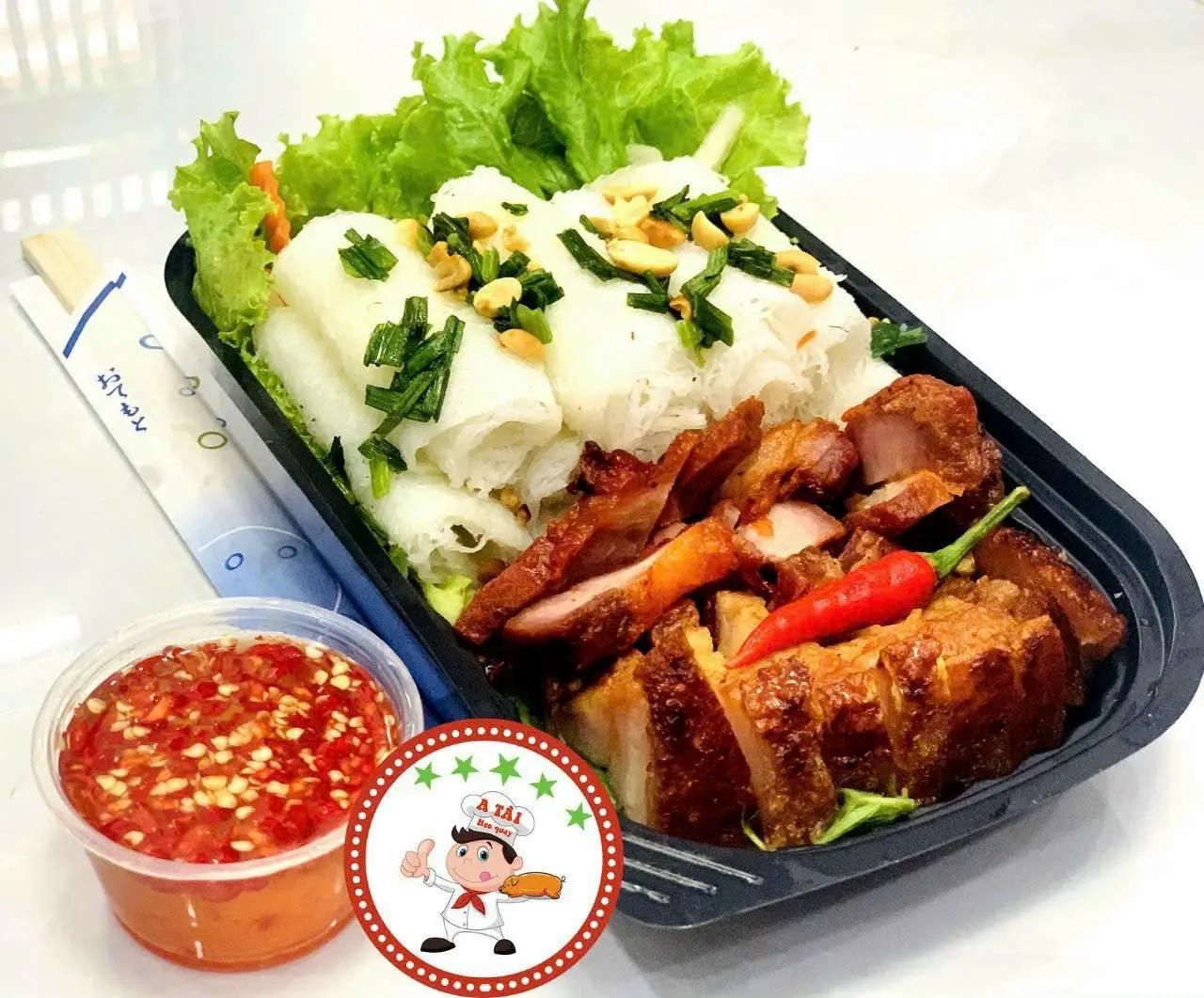 Hình ảnh 2 PHẦN BÁNH HỎI HEO QUAY NHIỀU THỊT + TẶNG 1 BÁNH HỎI (THÊM)