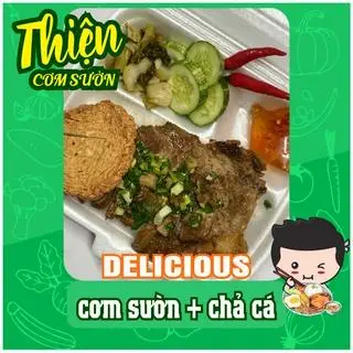 Hình ảnh sườn chả cá miếng