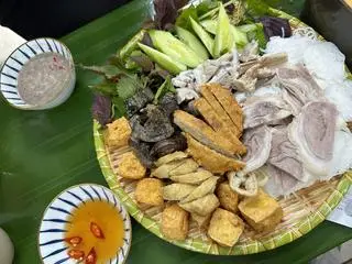 Hình ảnh Bún Đậu + 3 topping tự chọn 