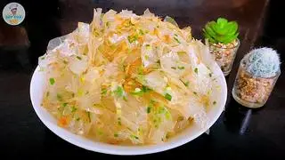 Hình ảnh Bánh Tráng Phơi Sương Trộn Mỡ Hành