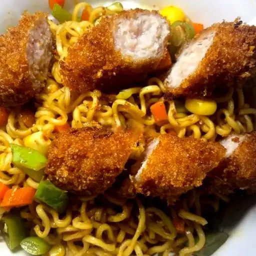 Hình ảnh Mì trộn nem chua rán 1 gói