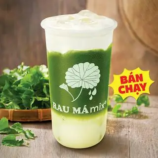 Hình ảnh Rau Má Mix Đậu Xanh Sữa Dừa.