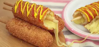 Hình ảnh hotdog phô mai