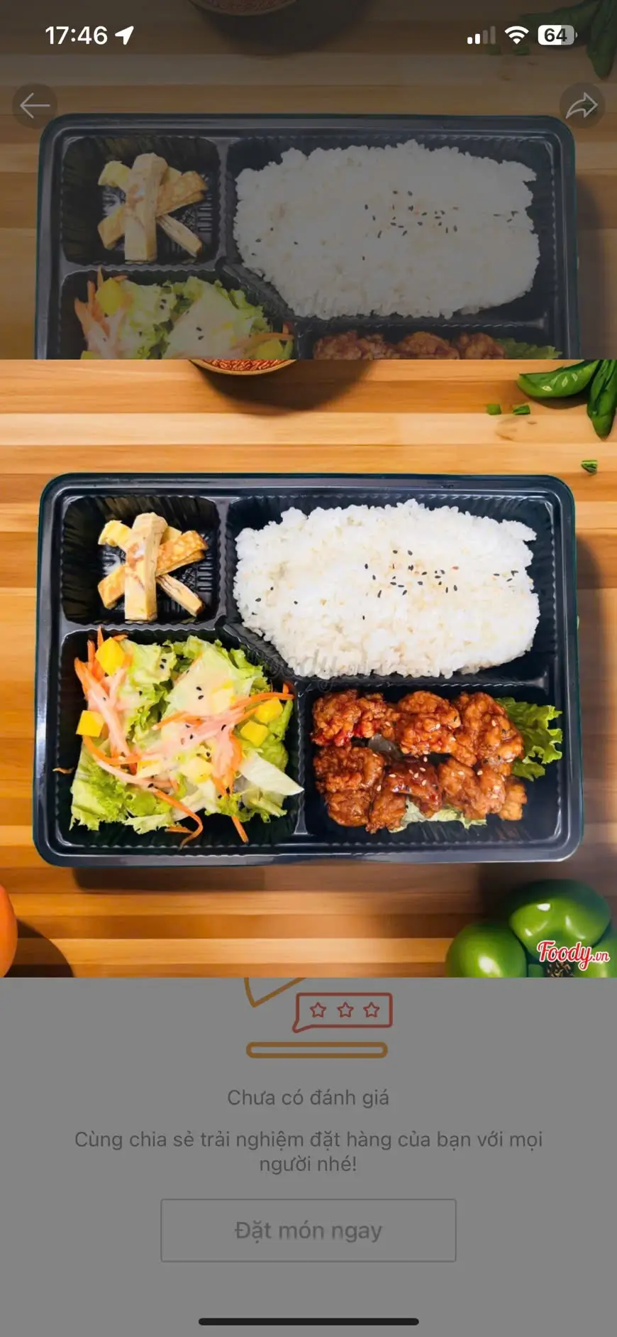 Hình ảnh Cơm bento gà nướng teriyaki