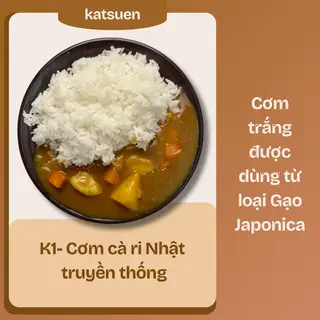 Hình ảnh K1- Cơm cà ri Nhật truyền thống
