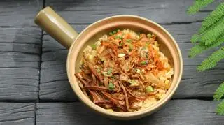 Hình ảnh Cơm Đảo Kimchi Nấm Chiên