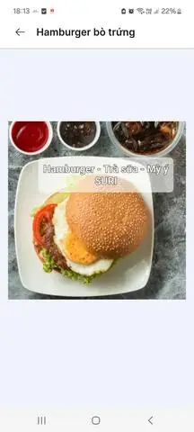Hình ảnh 2 buger gà trứng