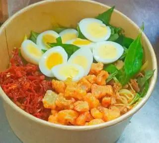 Hình ảnh Gỏi xoài tóp mỡ 