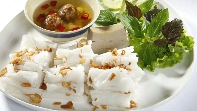 Hình ảnh Bánh cuốn chay ( chả nướng)