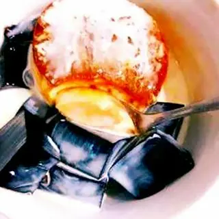 Hình ảnh Sương sáo bánh flan cốt sữa dừa