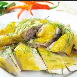 Hình ảnh Gà 1/2 chặt lá chanh + cháo + rau gỏi
