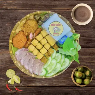 Hình ảnh Mẹt Cặp Đôi + 2 Nước Coca