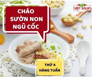 Hình ảnh Cháo Sườn Non Ngũ Cốc