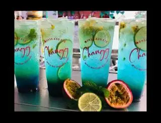 Hình ảnh Soda biển xanh