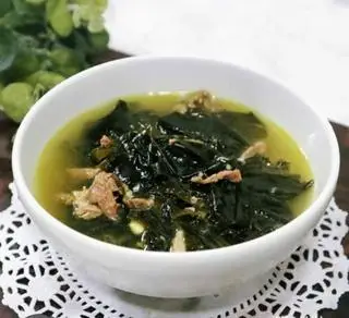 Hình ảnh Canh rong biển thịt bằm