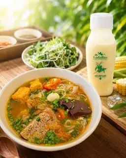 Hình ảnh Bún riêu cua + Sữa bắp