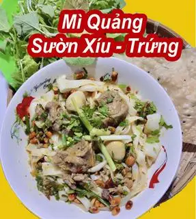 Hình ảnh Mì Quảng song vị sườn - trứng