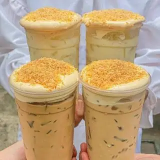 Hình ảnh Trà Sữa Kem Trứng Dừa Nướng