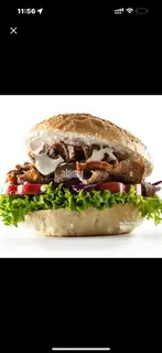 Hình ảnh hambuger thịt nướng kebab