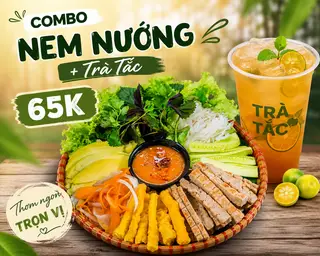 Hình ảnh  Nem Nướng Nha Trang ( loại lớn )  Tặng Trà Tắc
