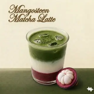 Hình ảnh Matcha măng cụt 