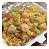 Hình ảnh Mì trộn rau củ - bò viên