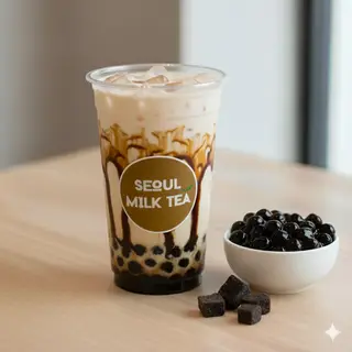 Hình ảnh Sữa tươi trân châu đường đen