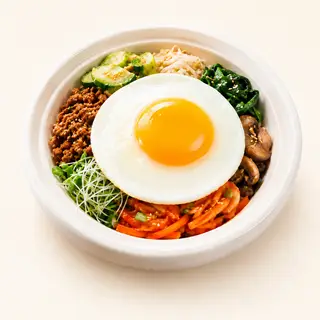 Hình ảnh Cơm trộn trứng mềm tan chảy - 비빔밥