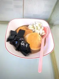 Hình ảnh Flan topping Sương sáo +dừa sữa tươi cafe 