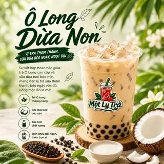 Hình ảnh Ô Long Dừa Non