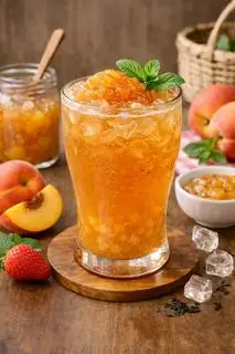 Hình ảnh Trà đào size L 700ml