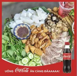 Hình ảnh Bún đậu đầy đủ + Coca