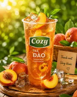 Hình ảnh Trà Cozy Đào