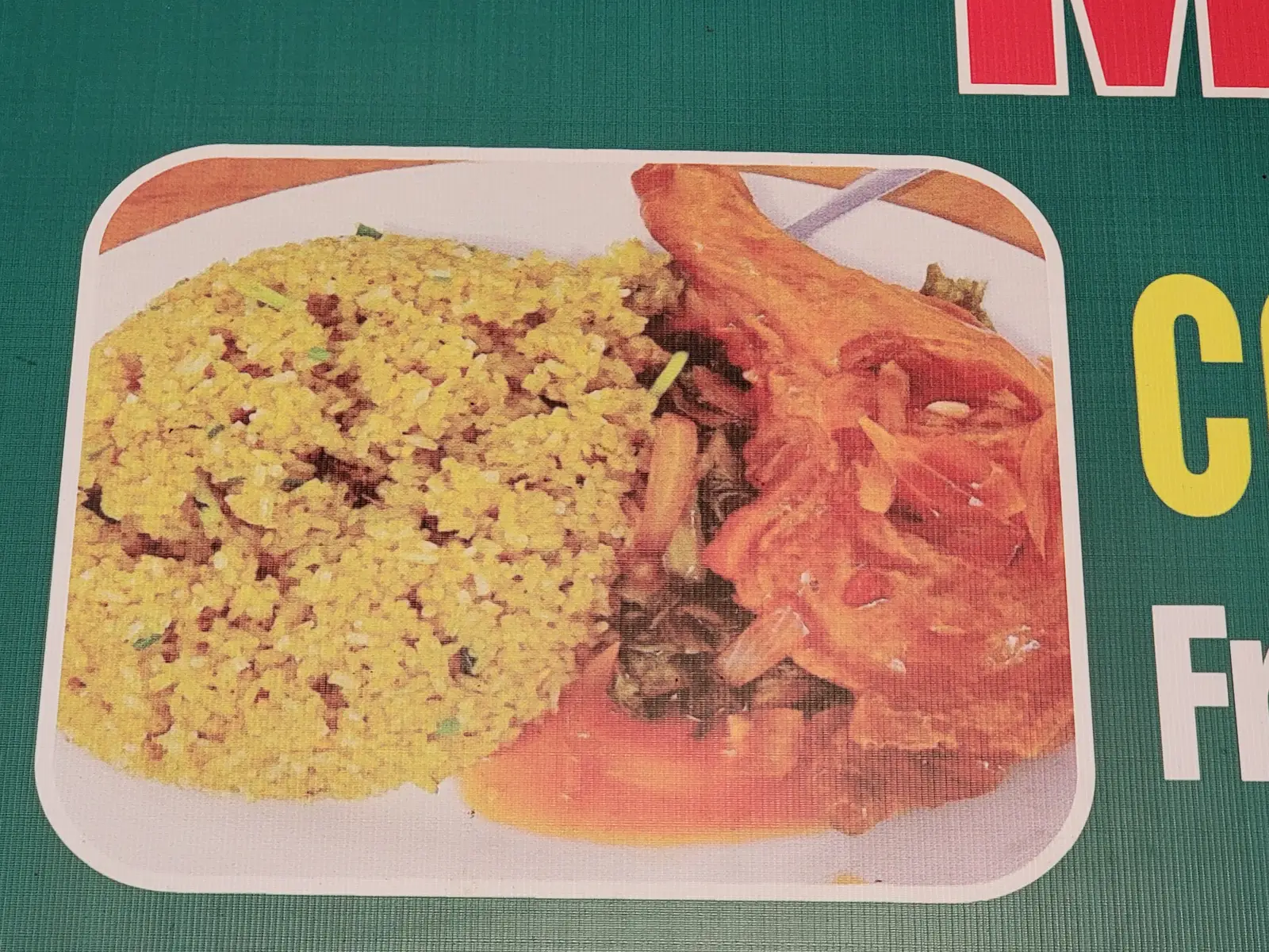 Hình ảnh Cơm gà xối mắm
