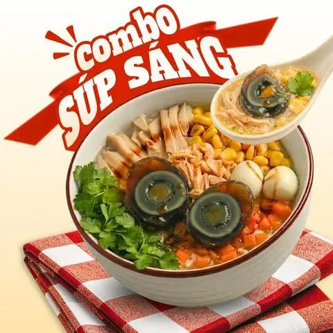 Hình ảnh Combo: Súp Sáng Sung Sức